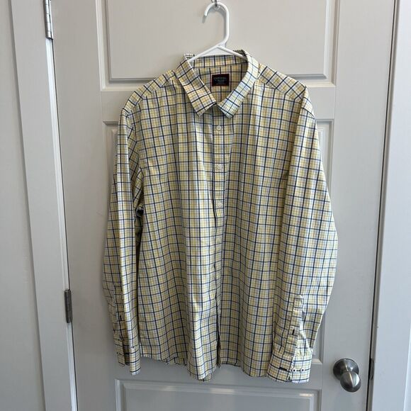 Untuckit Men’s Button Down Size XXL Sumoll WF 41523 Color Yellow - Picture 1 of 7